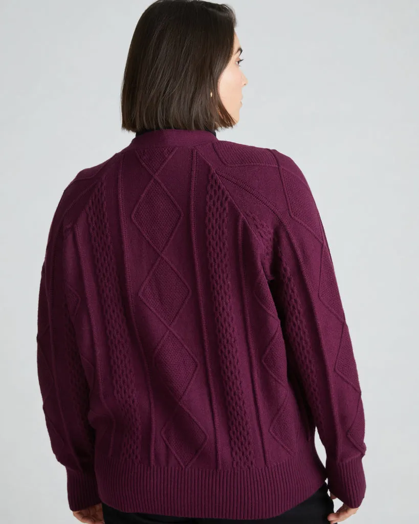 Acai Cable Knit Cardigan