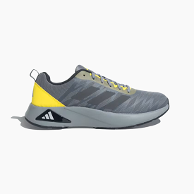 Adidas Flaash Run Men's Running Shoes - Medium Lead / Grey Six / Impact Yellow.