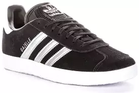 Adidas Gazelle - Black Silver - Women's Shoes