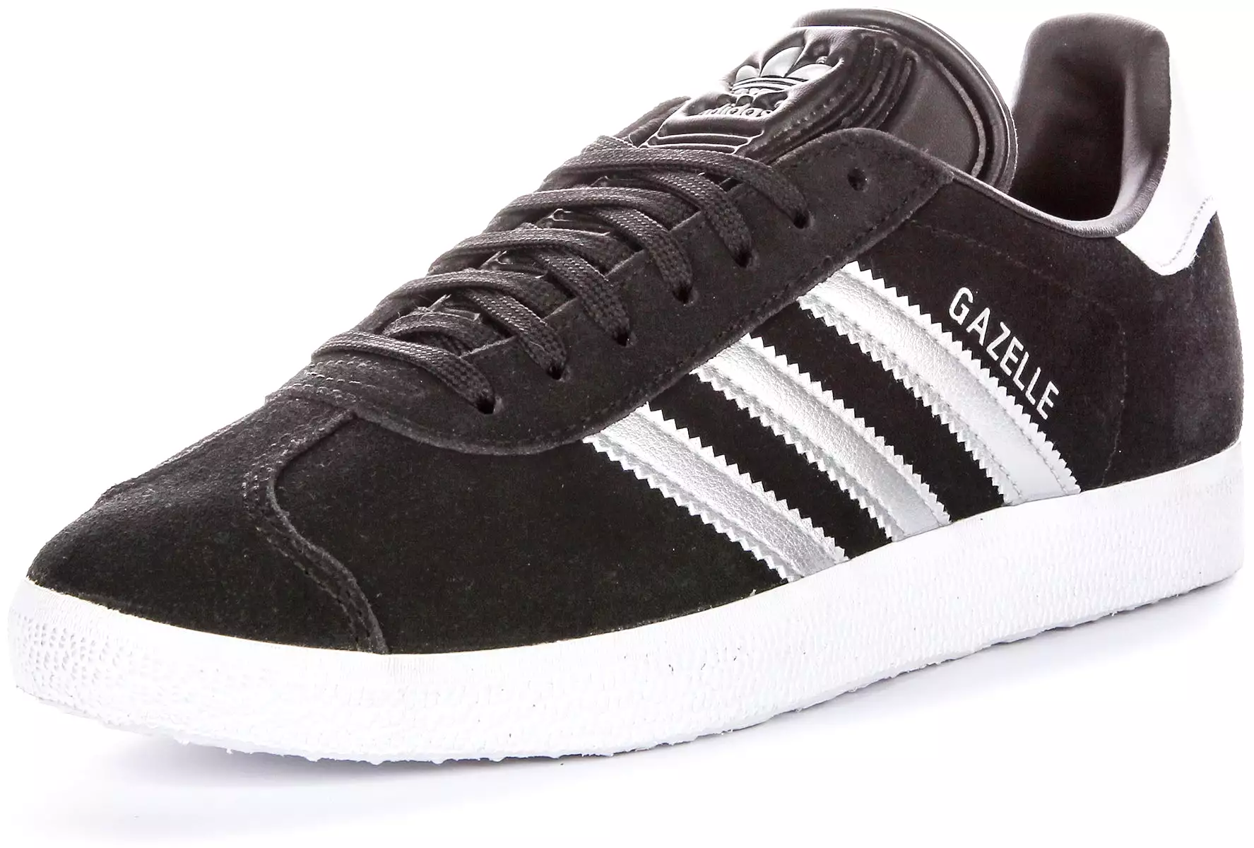 Adidas Gazelle - Black Silver - Women's Shoes