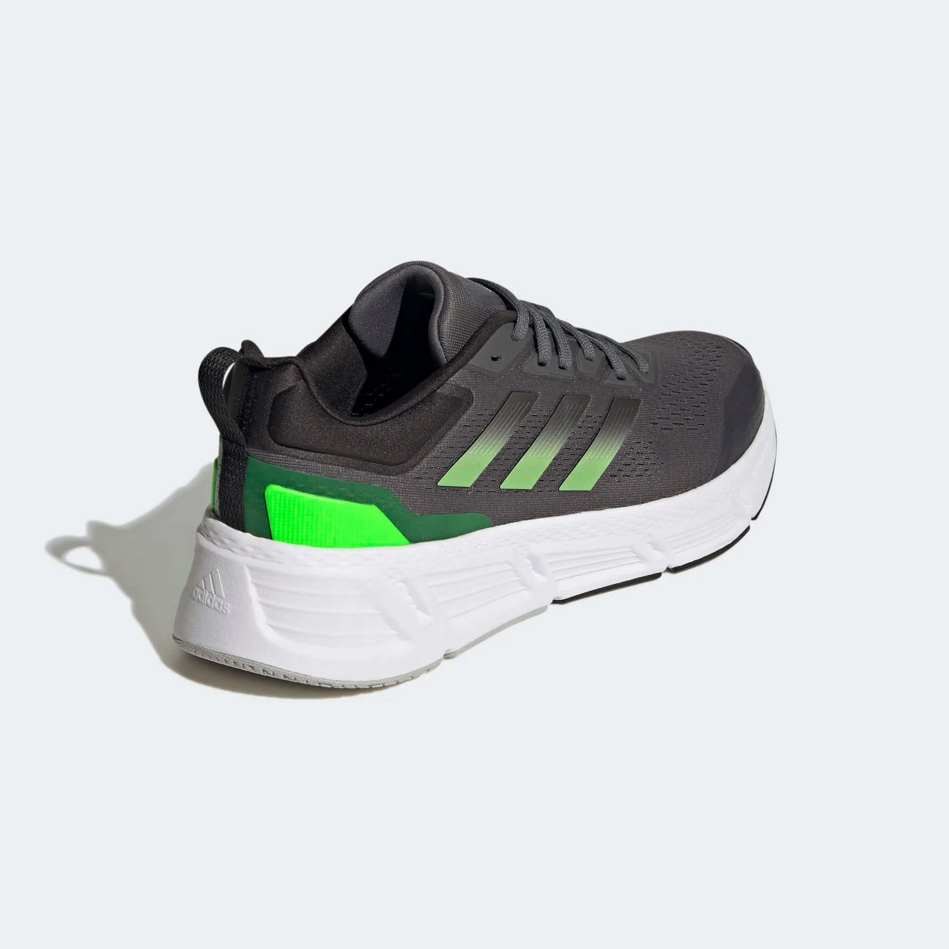 Adidas Men's Running Shoes - Black/Lime.