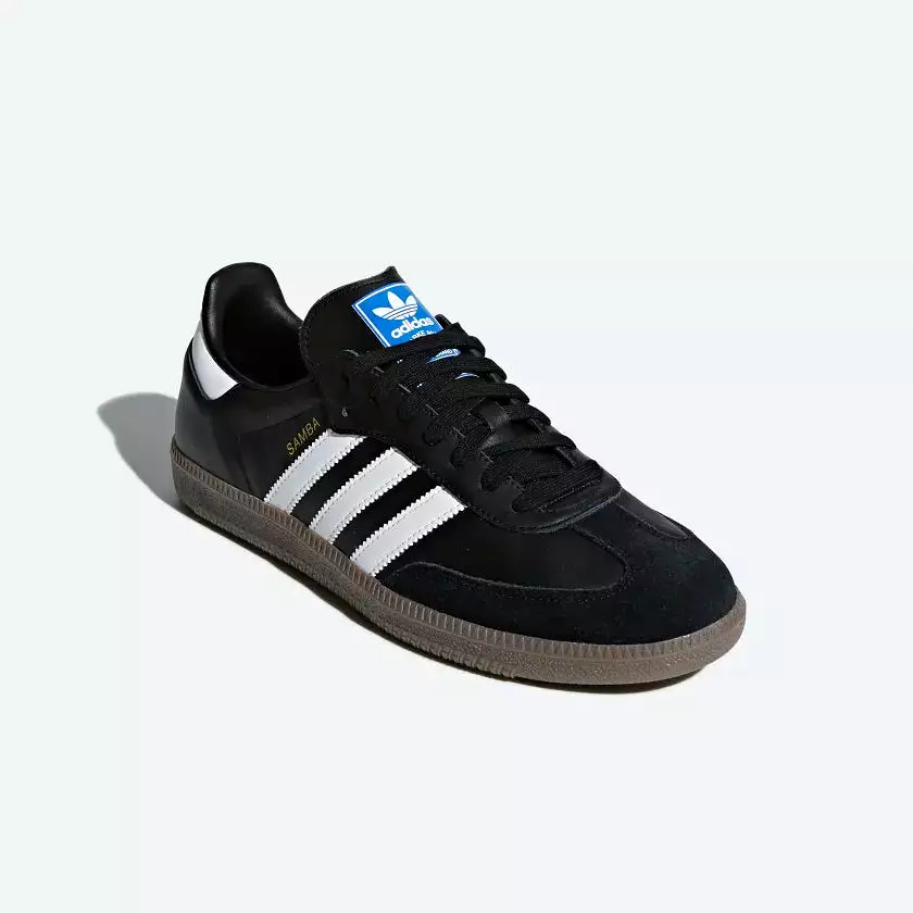 Adidas Samba OG Shoes, Black - B75807