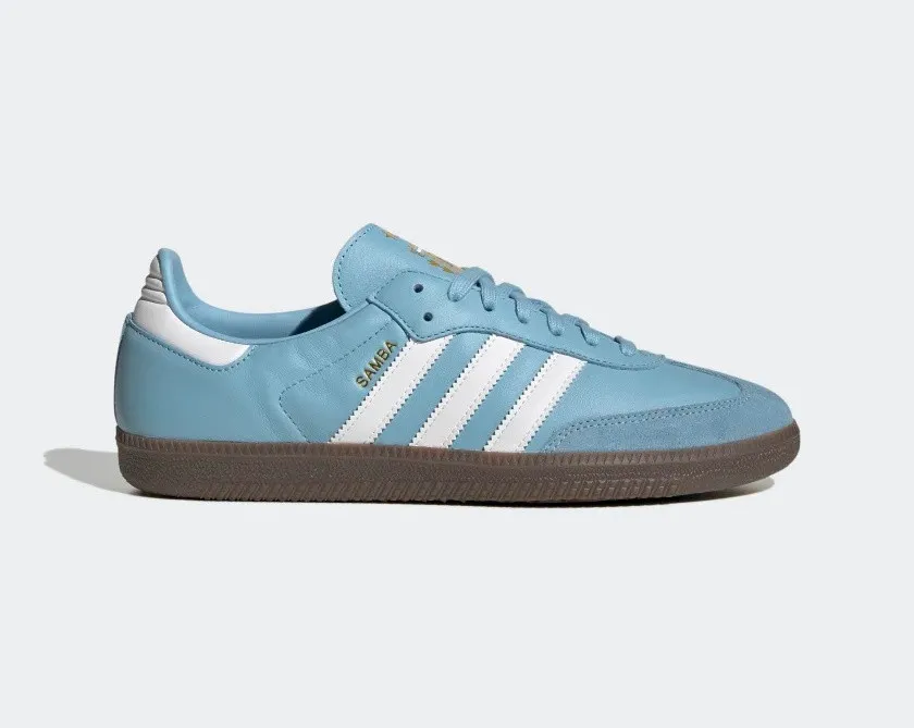 Adidas Samba Team Argentina Clear Blue Footwear White HQ7037 Sports Store