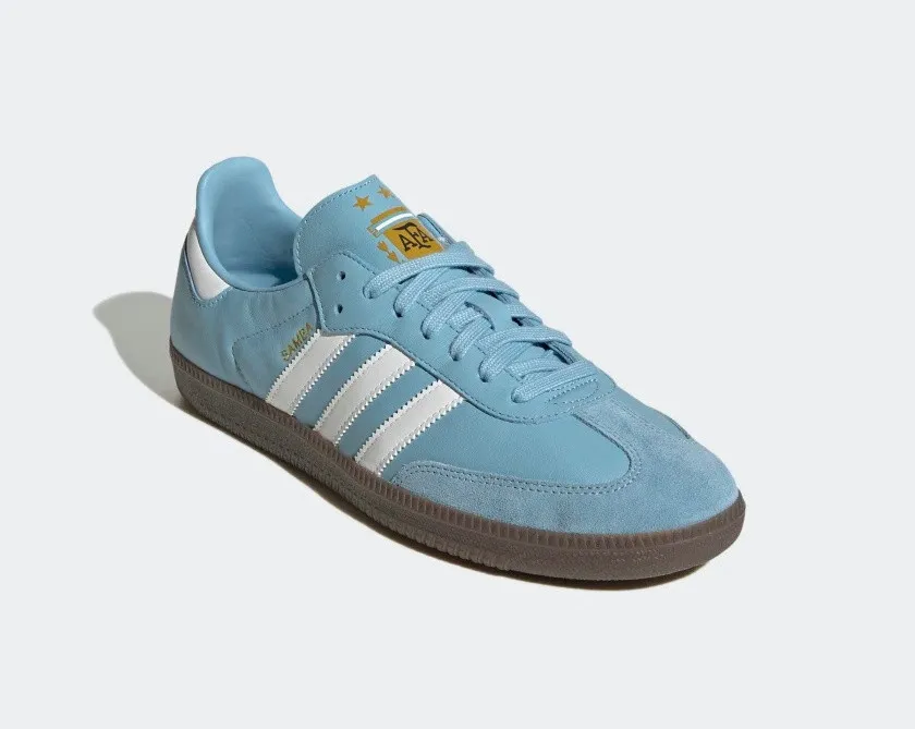 Adidas Samba Team Argentina Clear Blue Footwear White HQ7037 Sports Store