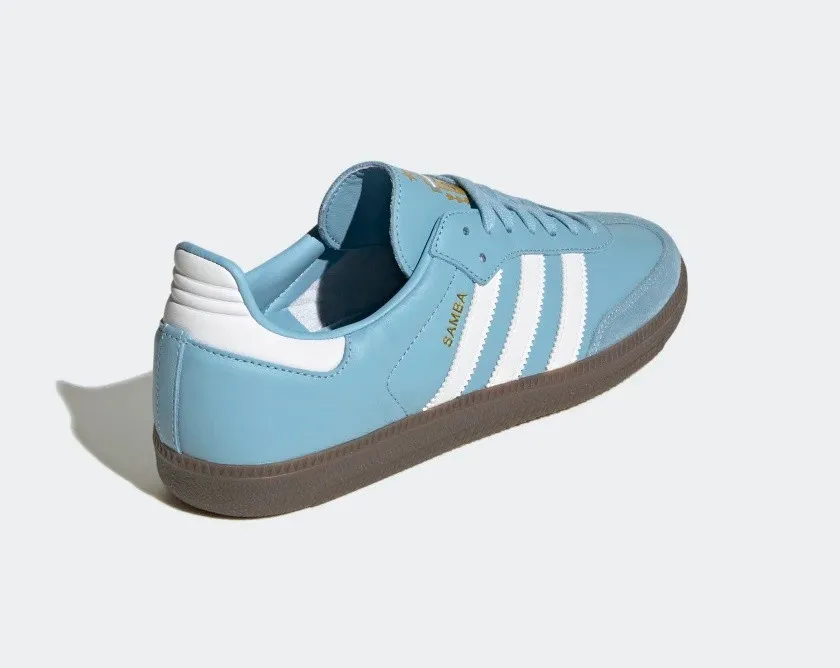 Adidas Samba Team Argentina Clear Blue Footwear White HQ7037 Sports Store