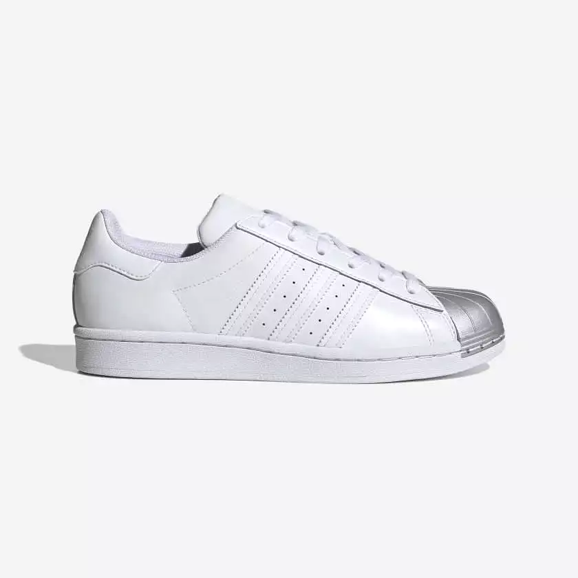 Adidas Superstar metallic toe women's shoes FX4747