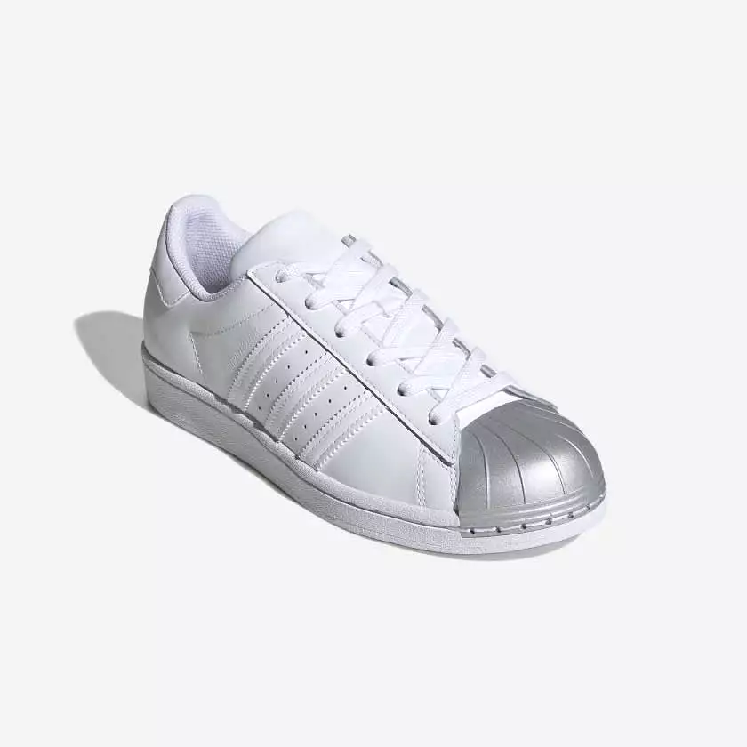 Adidas Superstar metallic toe women's shoes FX4747