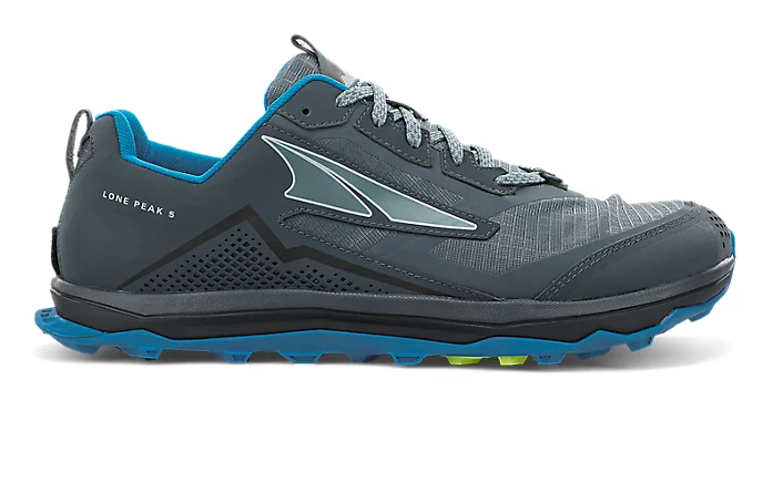 ALTRA Lone Peak 5 WIDE Men's Trail Running Shoe - Blue Lime