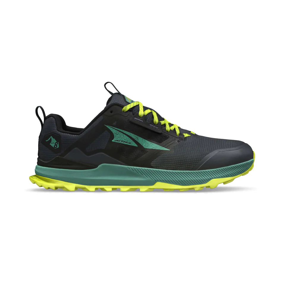 Altra Lone Peak 8 for Men, Black/Green