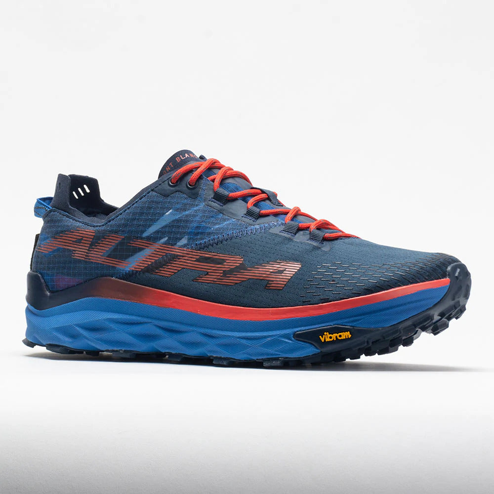 ALTRA Mont Blanc Men's Trail Running Shoes - Blue/Red.