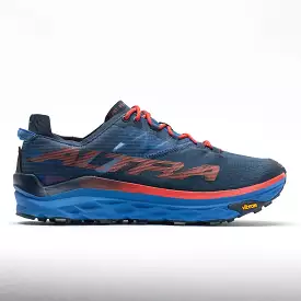 ALTRA Mont Blanc Men's Trail Running Shoes - Blue/Red.