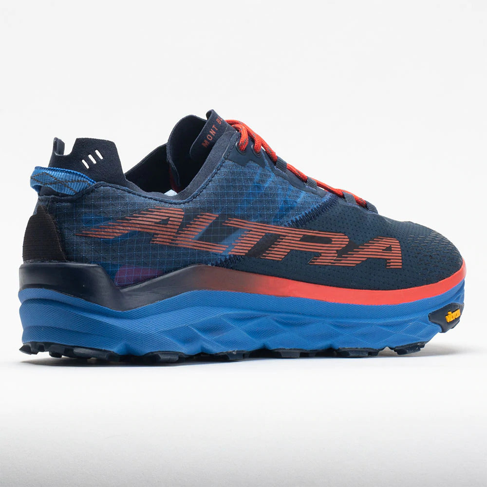 ALTRA Mont Blanc Men's Trail Running Shoes - Blue/Red.