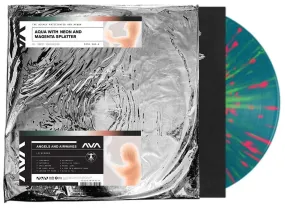 Angels & Airwaves 'Lifeforms' limited edition LP - Aqua & Neon Magenta splatter vinyl.