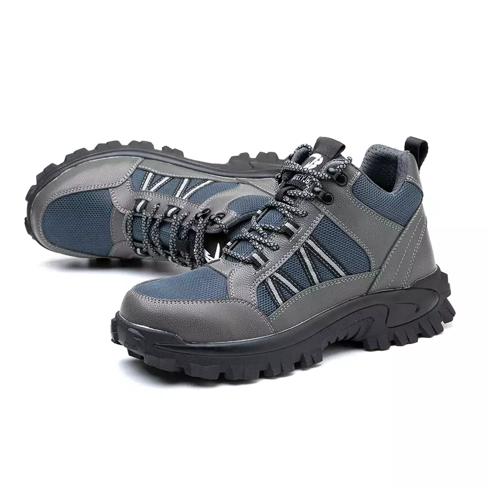 Anti-Smash Anti-Pierce Women's Safety Shoes - Steel Toe Construction Work Footwear