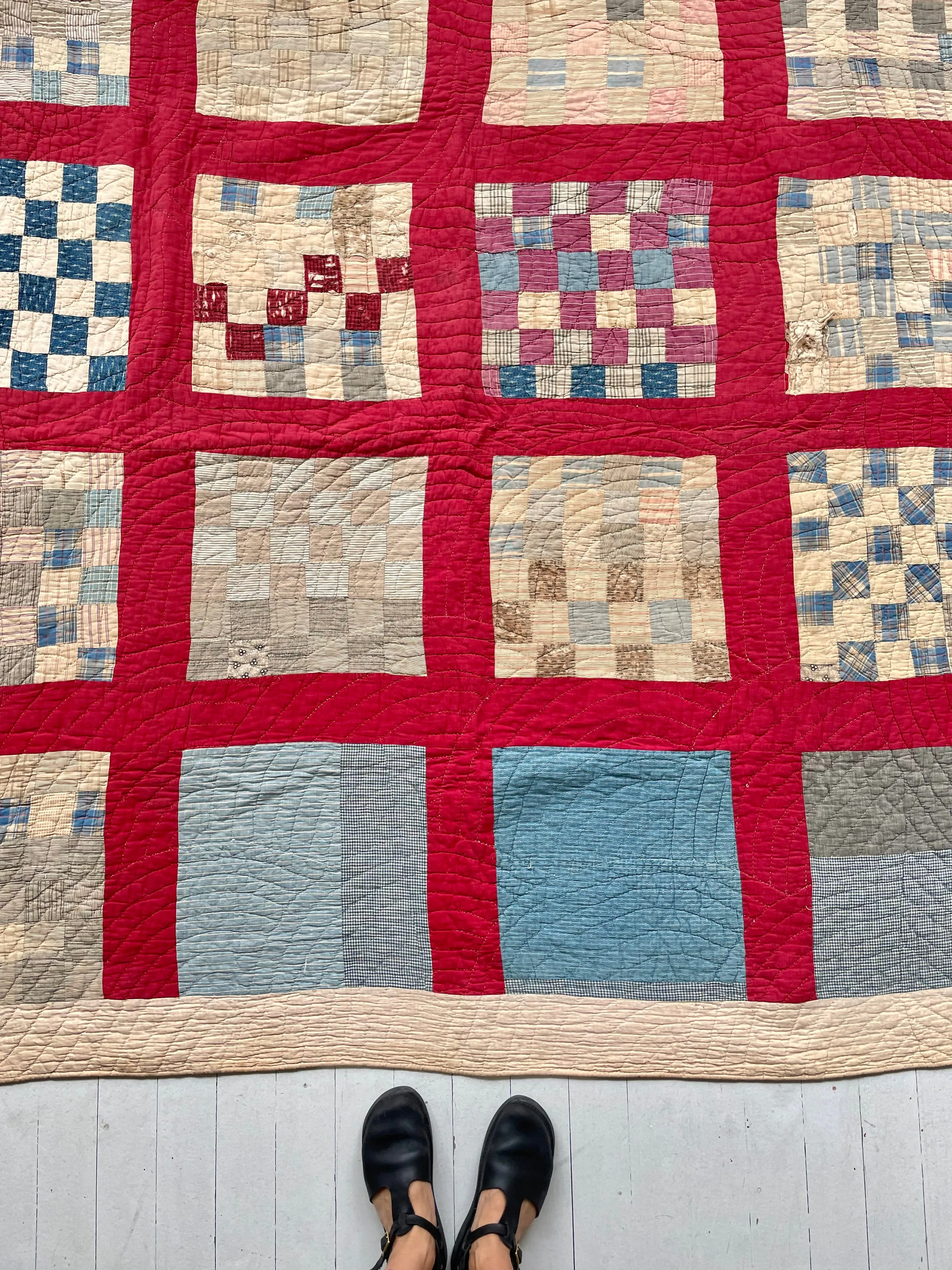 Vintage Handmade 1900s Quilt