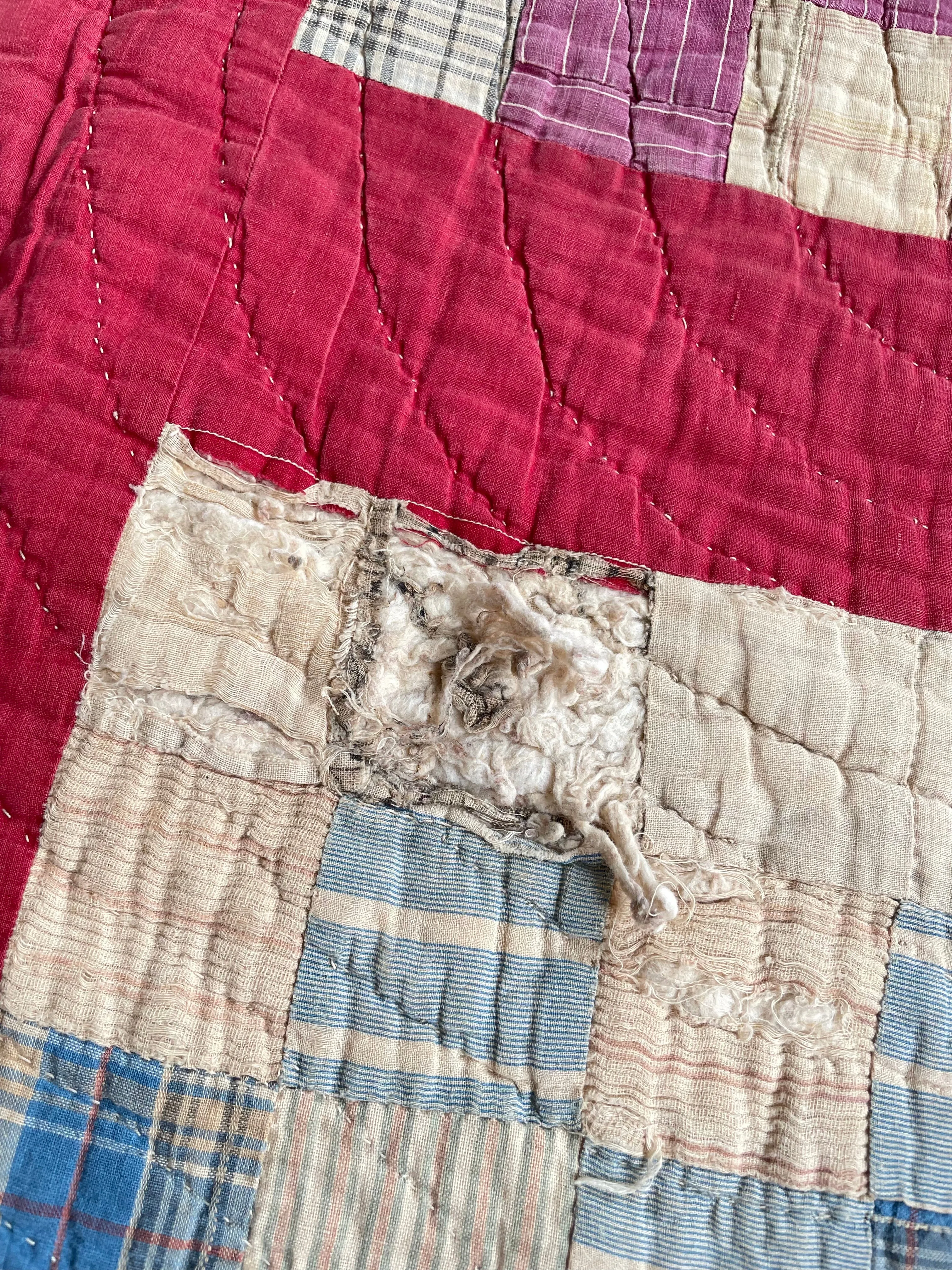 Vintage Handmade 1900s Quilt