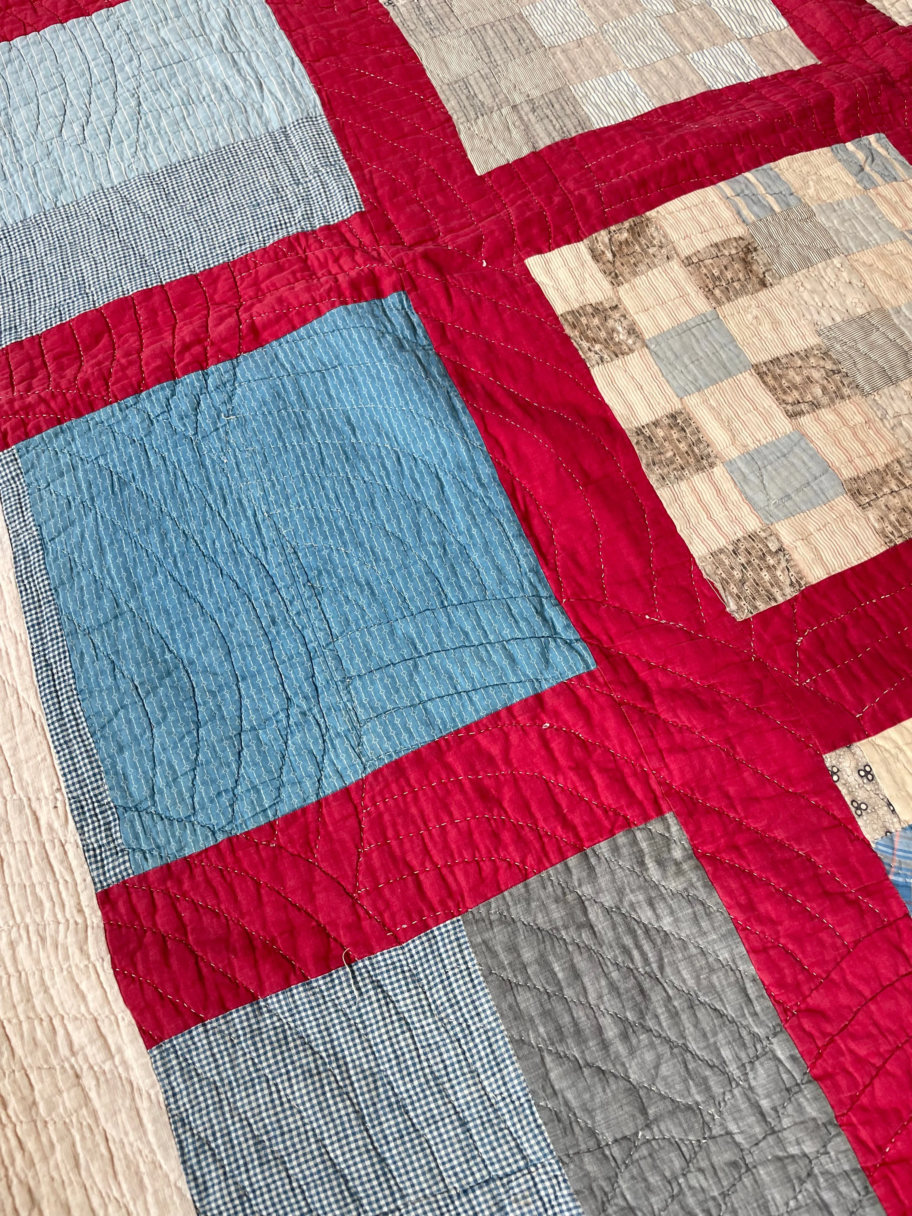 Vintage Handmade 1900s Quilt