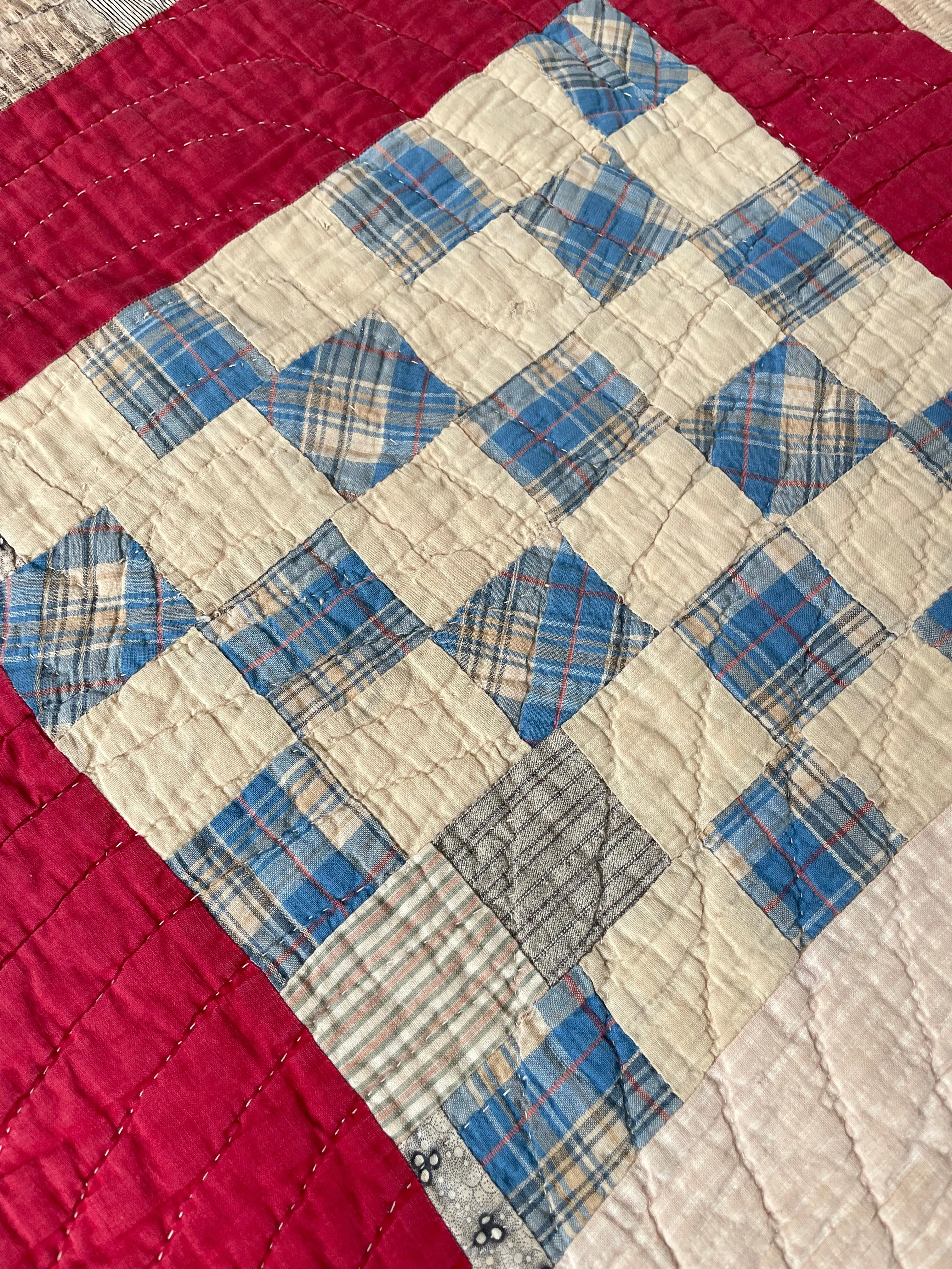 Vintage Handmade 1900s Quilt