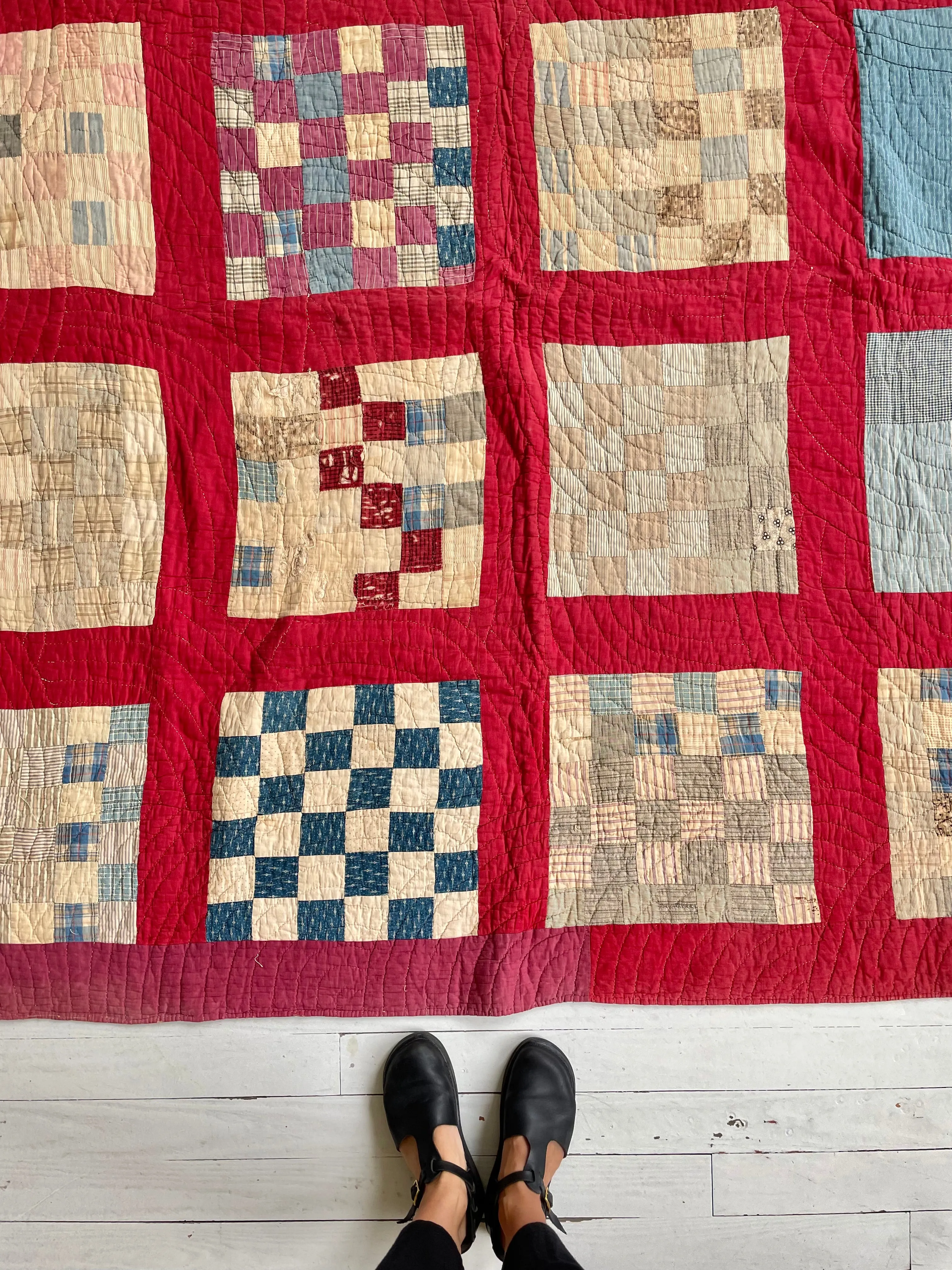 Vintage Handmade 1900s Quilt