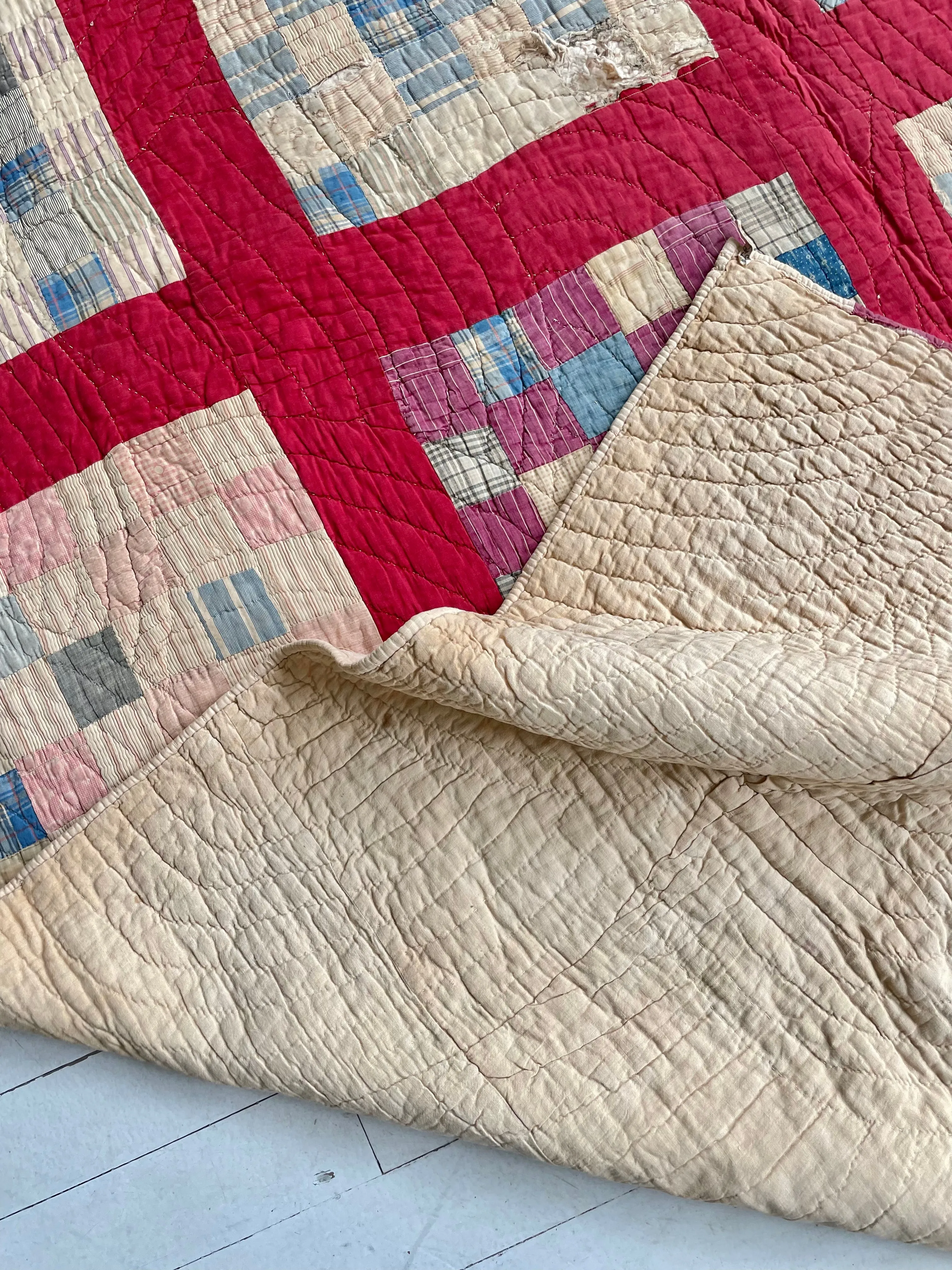 Vintage Handmade 1900s Quilt