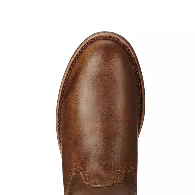 Ariat Dura Roper Western Boots for Men - Distressed Brown | Shop Now