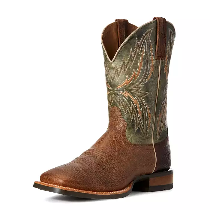 Ariat Men's Arena Rebound Boot, Toffee Crunch/Turquoise