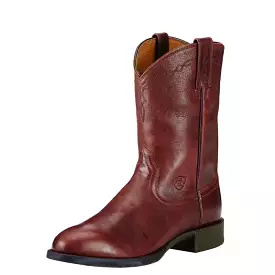 ariat roper boots chocolate