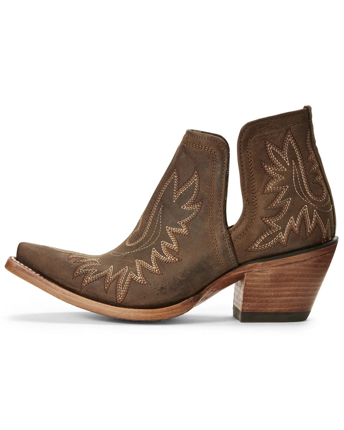 Ariat Women's Snip Toe Dixon Weathered Western Booties