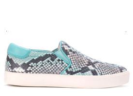 Ash Women's Trainers, Lagoon Blue Cobra Print Leather - Limited Availability