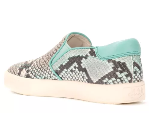 Ash Women's Trainers, Lagoon Blue Cobra Print Leather - Limited Availability