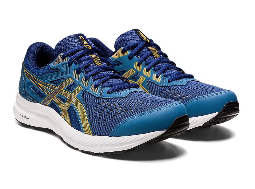 Asics Gel-Contend 8 Azure/Amber Running Shoes