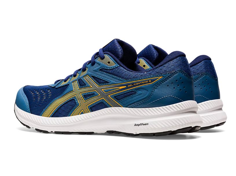 Asics Gel-Contend 8 Azure/Amber Running Shoes