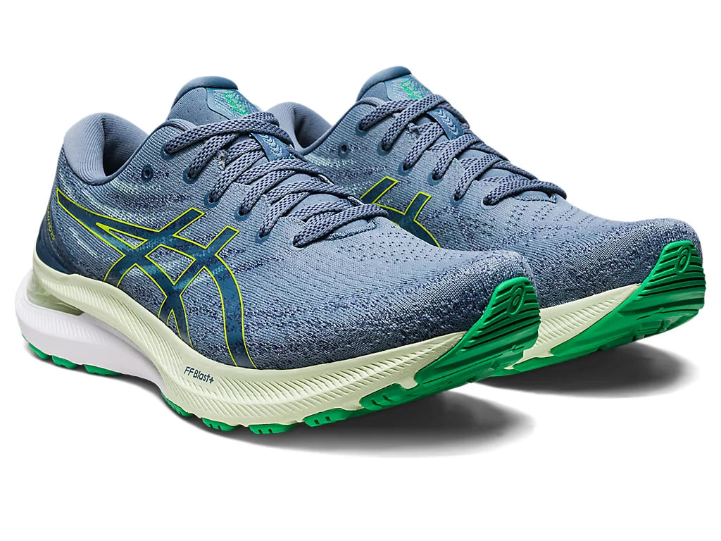 Asics Gel-Kayano 29 Men's Running Shoes - Steel Blue/Lime Zest