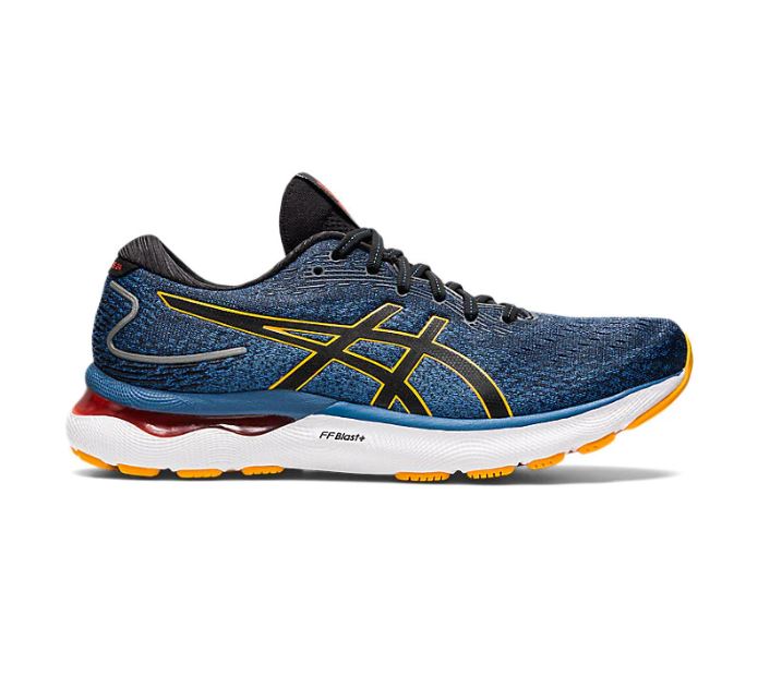 Asics Gel-Nimbus 24 Running Shoes - Azure/Amber