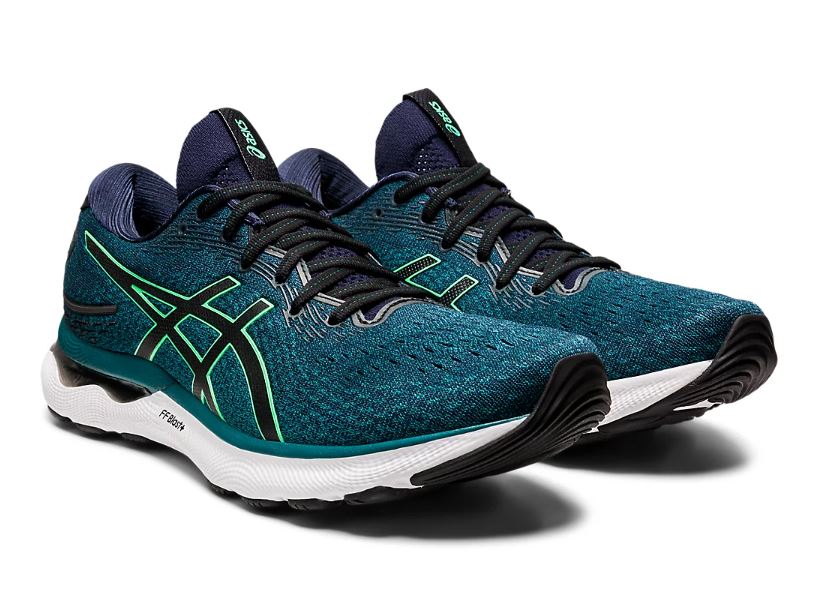 Asics Gel-Nimbus 24 Velvet Pine/New Leaf Running Shoes