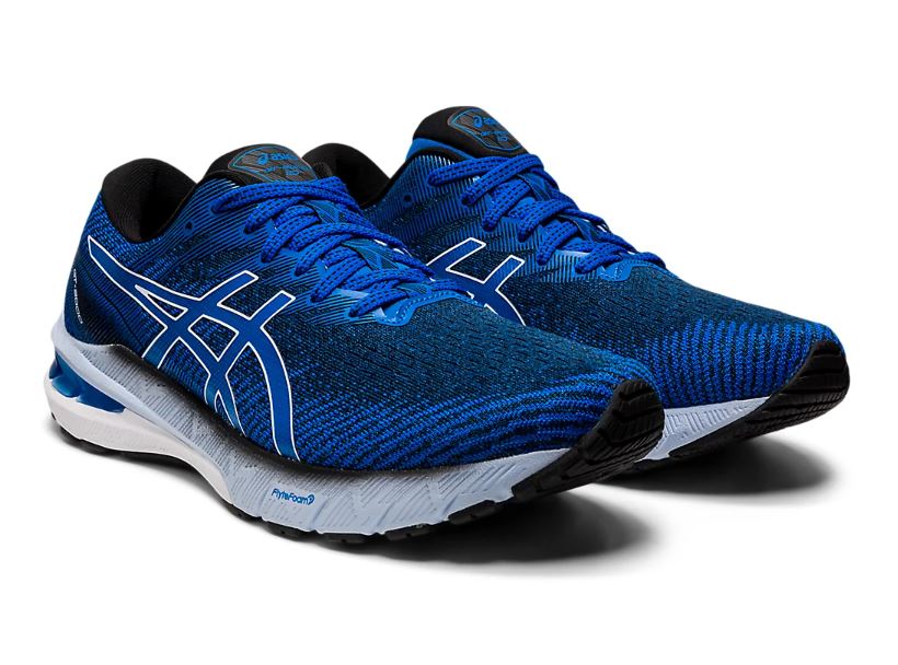 Asics GT-2000 10 Electric Blue/White Running Shoes.