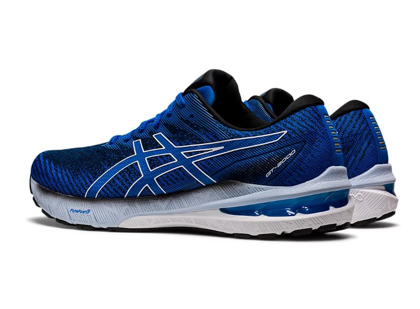 Asics GT-2000 10 Electric Blue/White Running Shoes.