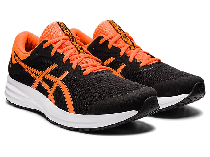 Asics Patriot 12 Men's Running Shoes - Black and Orange