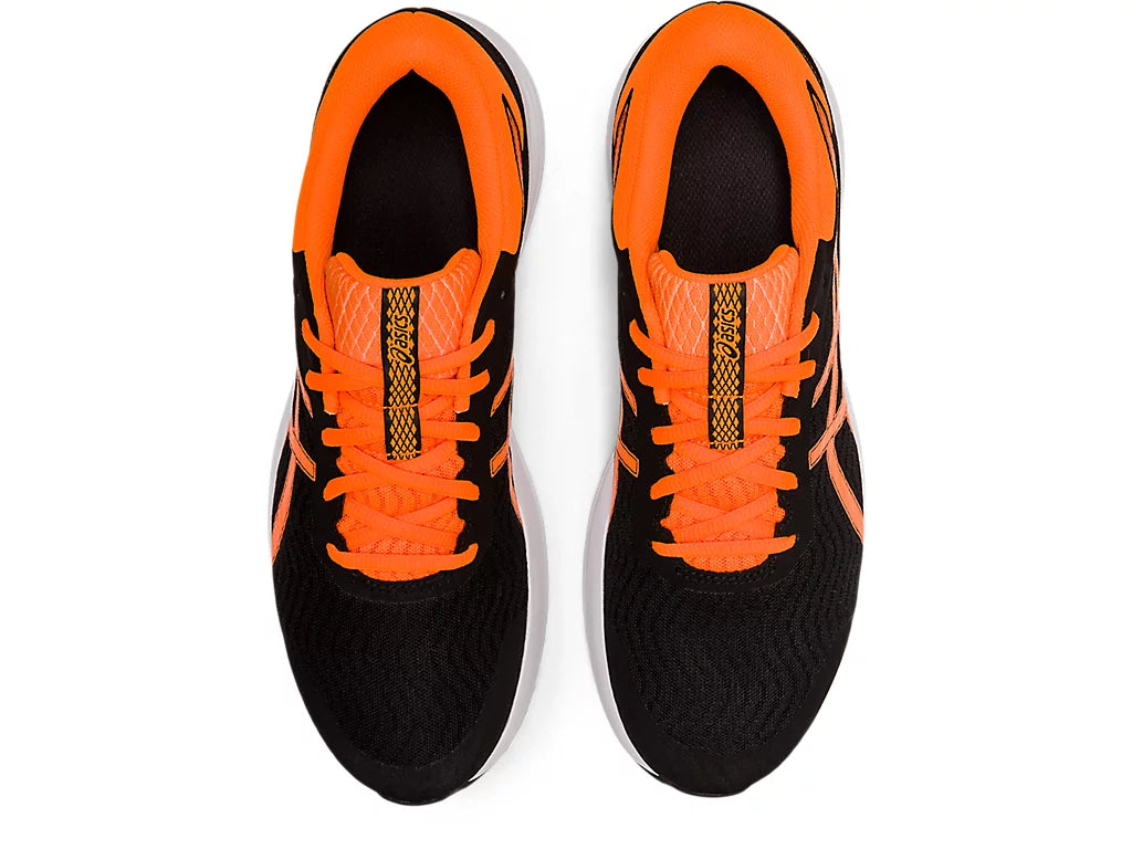 Asics Patriot 12 Men's Running Shoes - Black and Orange