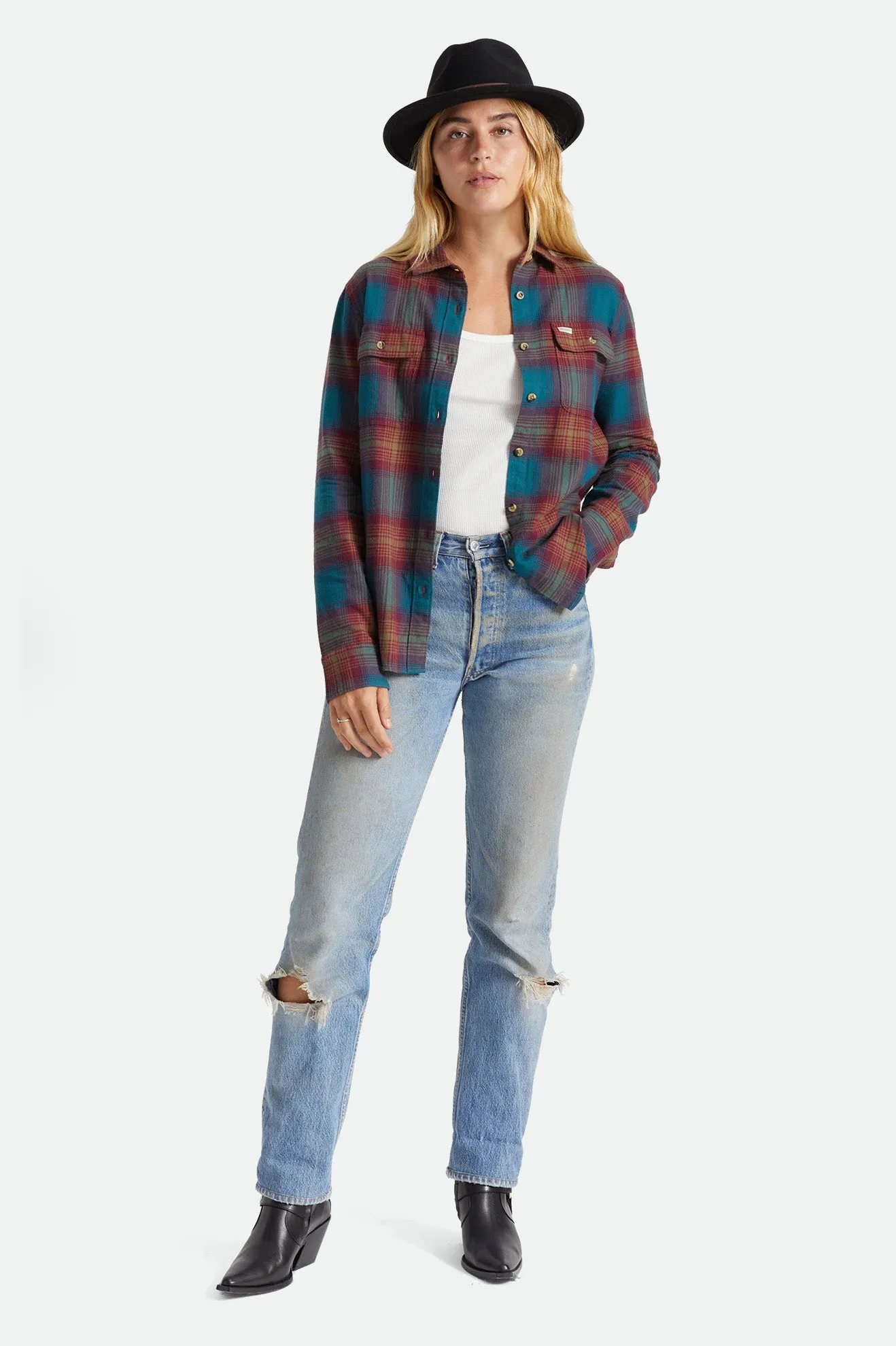 Atlantic Deep Women's Flannel at Bowery