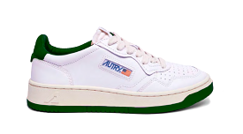 Autry Action Shoes - 01 Bicolour AULM - BB39 - Green & White