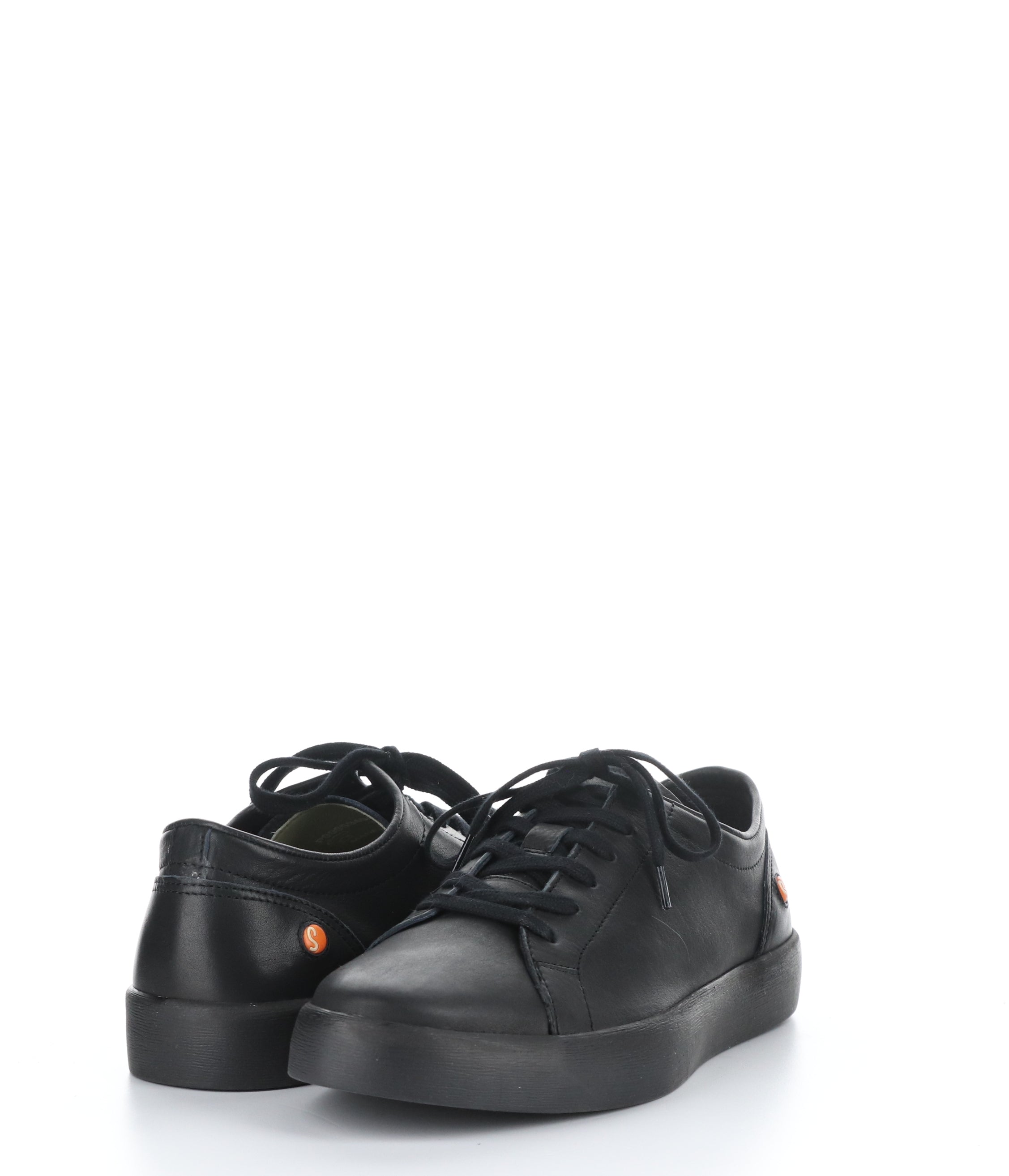 Black Lace-up Trainers ROSS594SOF