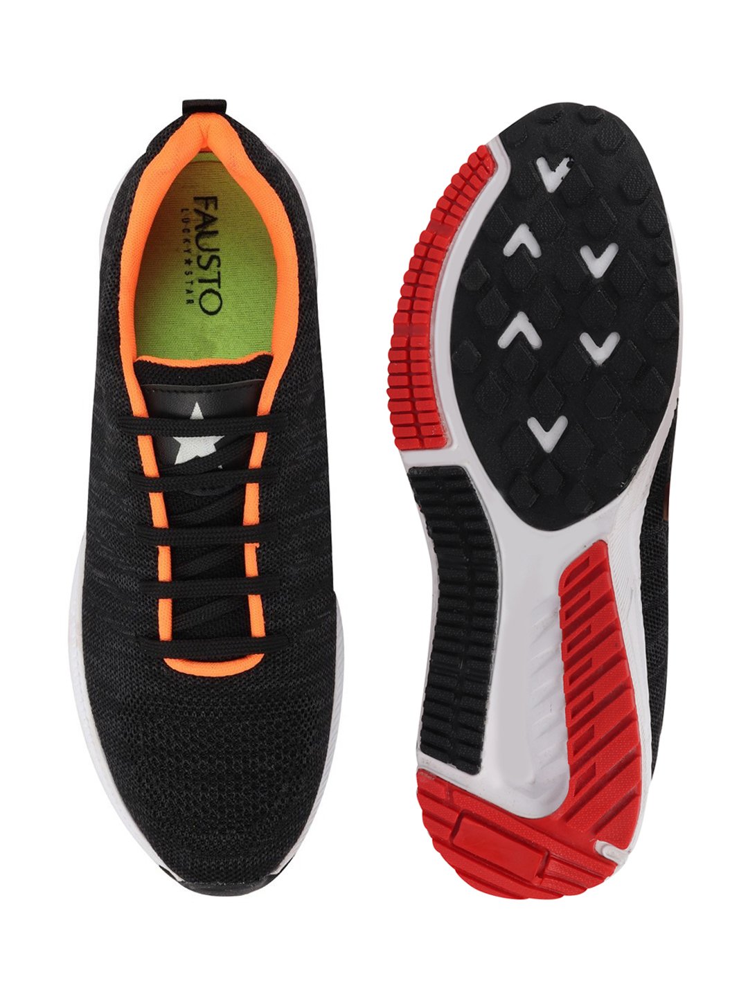 Black Men's Sports and Outdoor Running Shoes