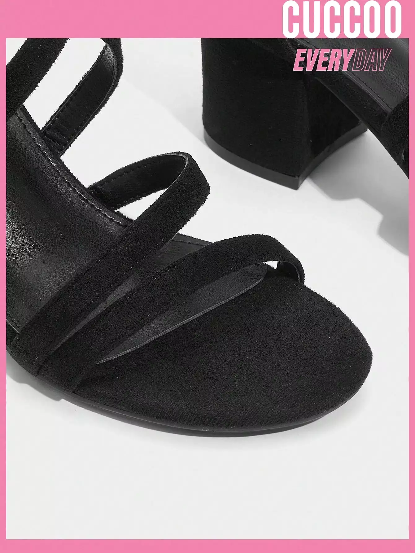 Black Strappy High Heel Sandals for Women - Fashionable Spring and Summer Footwear