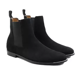 Bludenz Chelsea Black Kid Suede - Buy Now