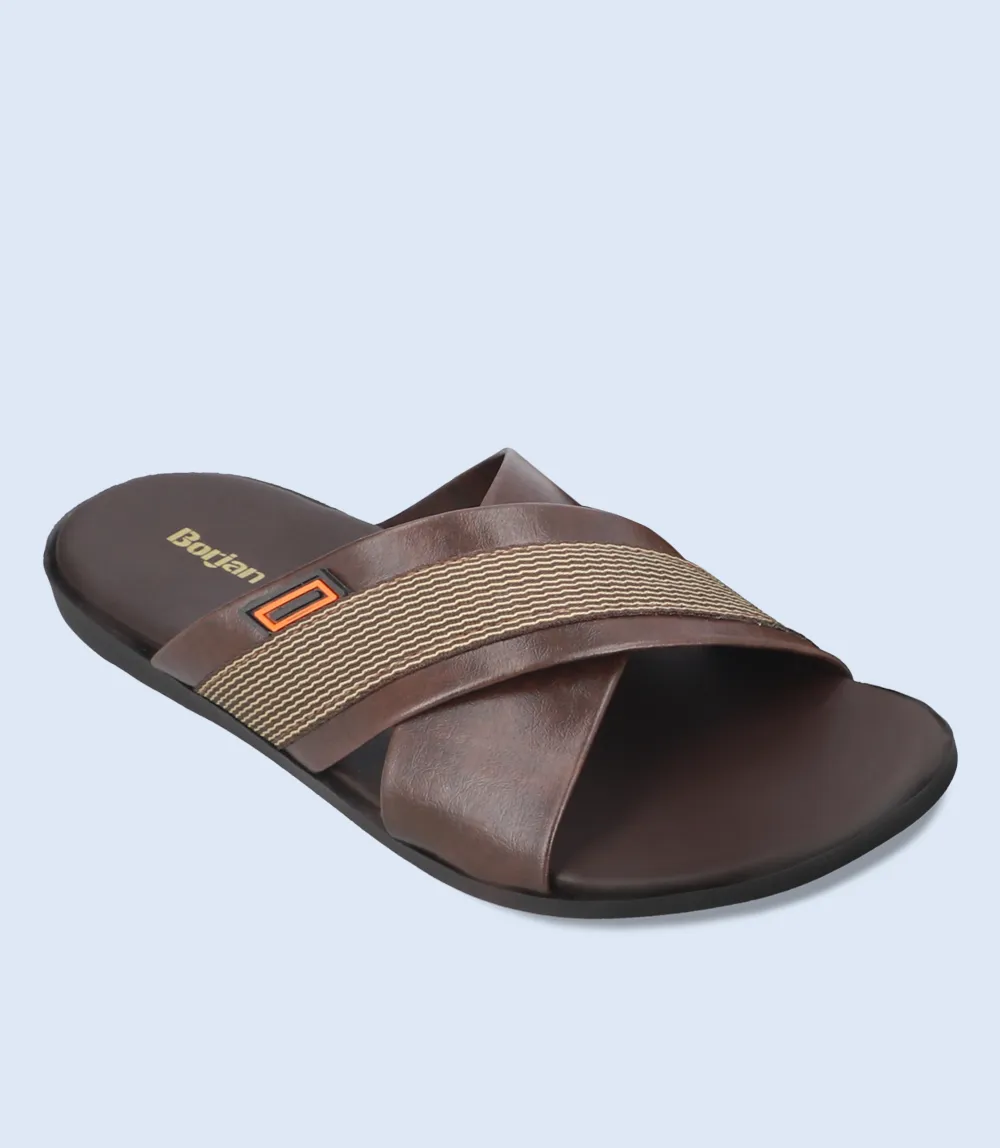 BM5551 Brown Men's Slipper