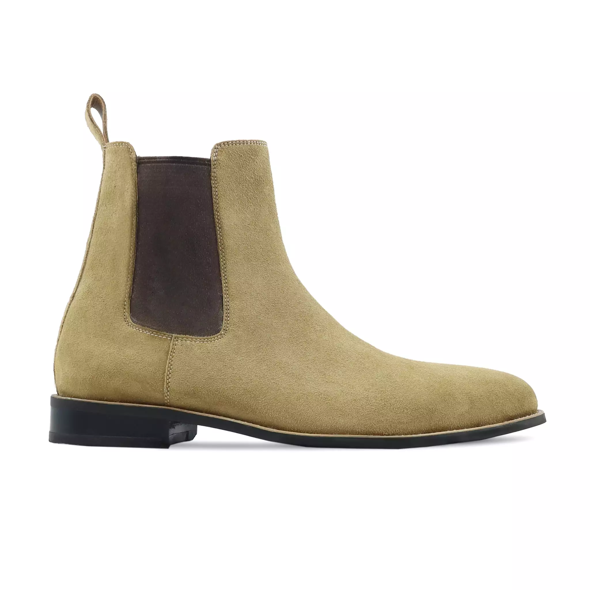 Bochum Tan Suede Chelsea Boots