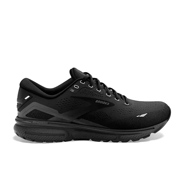 Brooks Ghost 15 Wide Black Men's Running Shoes