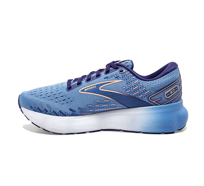 Brooks Glycerin 20 Blue and White Women's Shoes