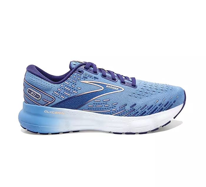 Brooks Glycerin 20 Blue/White Women's Running Shoes